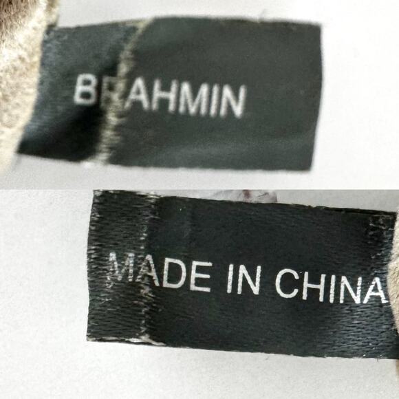 Brahmin Lorelei Convertible Mini Shoulder Bag Wristlet Pecan Melbourne Leather - Picture 15 of 15